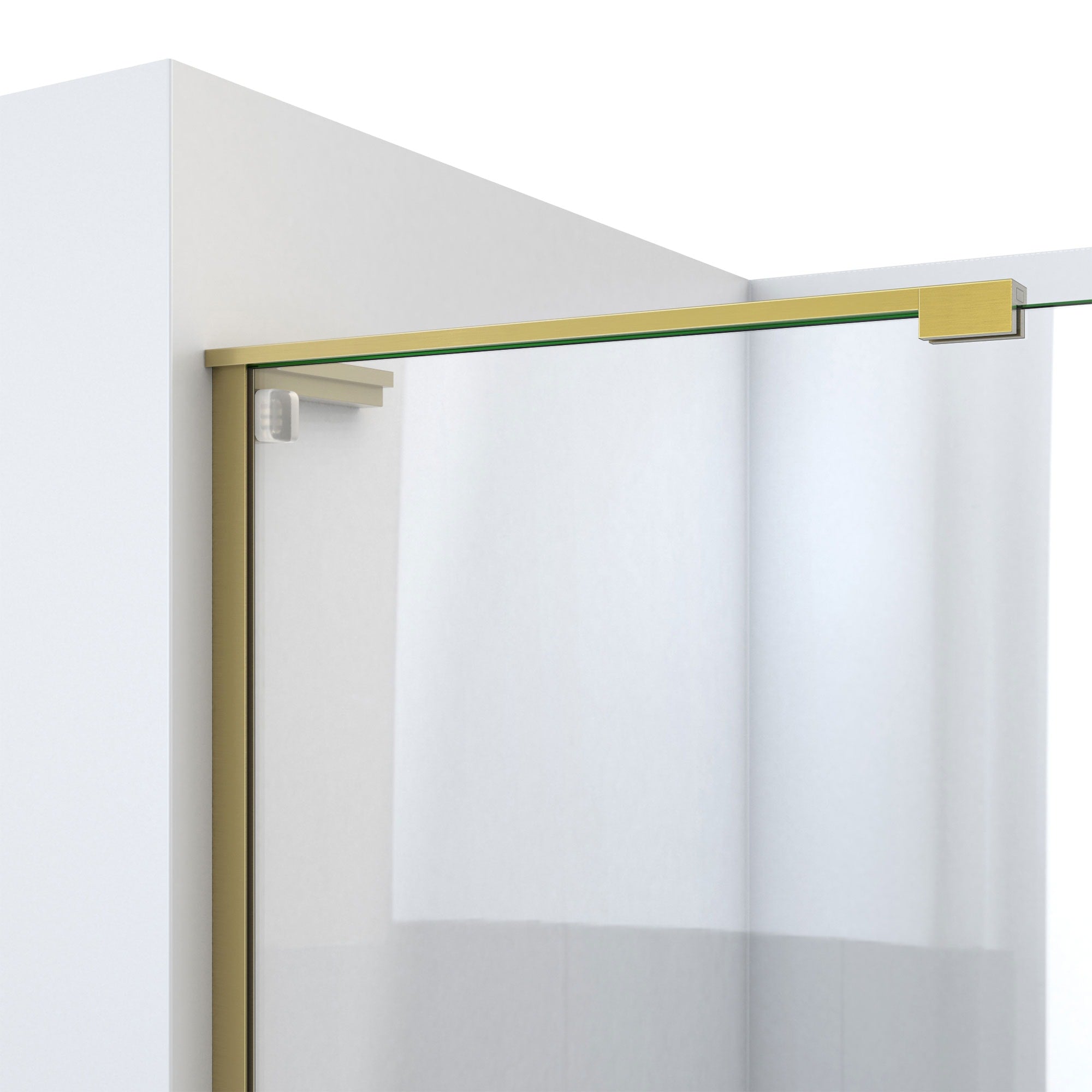 DreamLine, DreamLine SHDR1948723R-05 Mirage-X 44-48" W x 72" H Frameless Sliding Shower Door in Brushed Gold