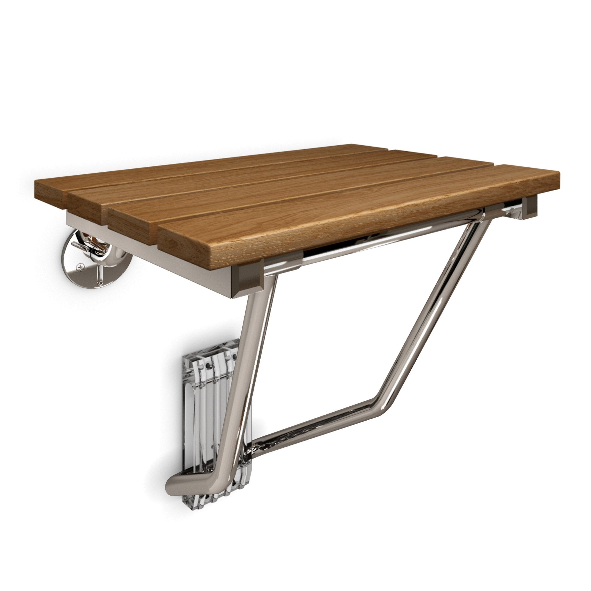 DreamLine, DreamLine SHST-02-TN Natural Teak ADA Compliant Folding Shower Seat