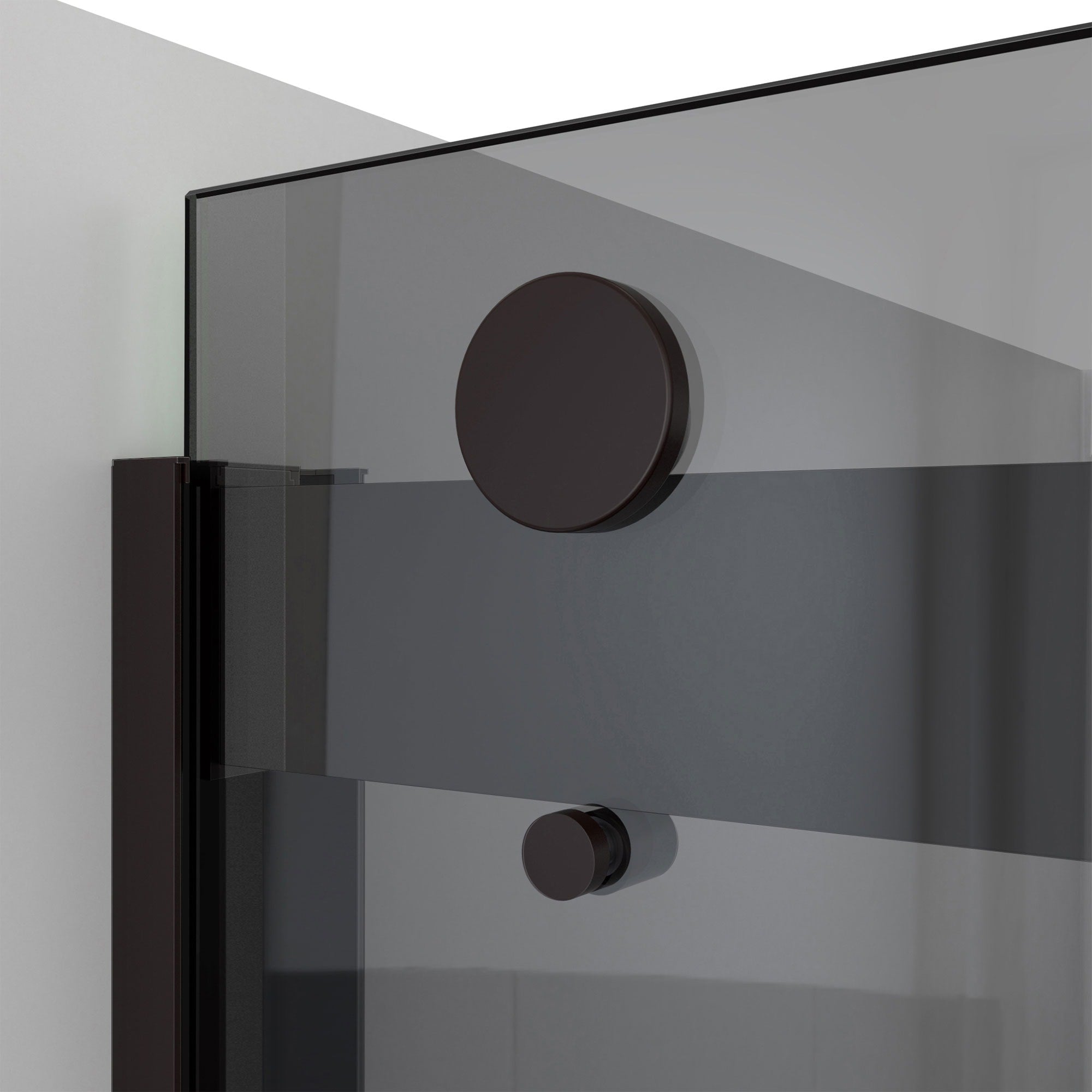 DreamLine, DreamLine TDVH60W620VXG06 Sapphire-V 56 - 60" W x 62" H Bypass Tub Door in Oil Rubbed Bronze and Gray Glass