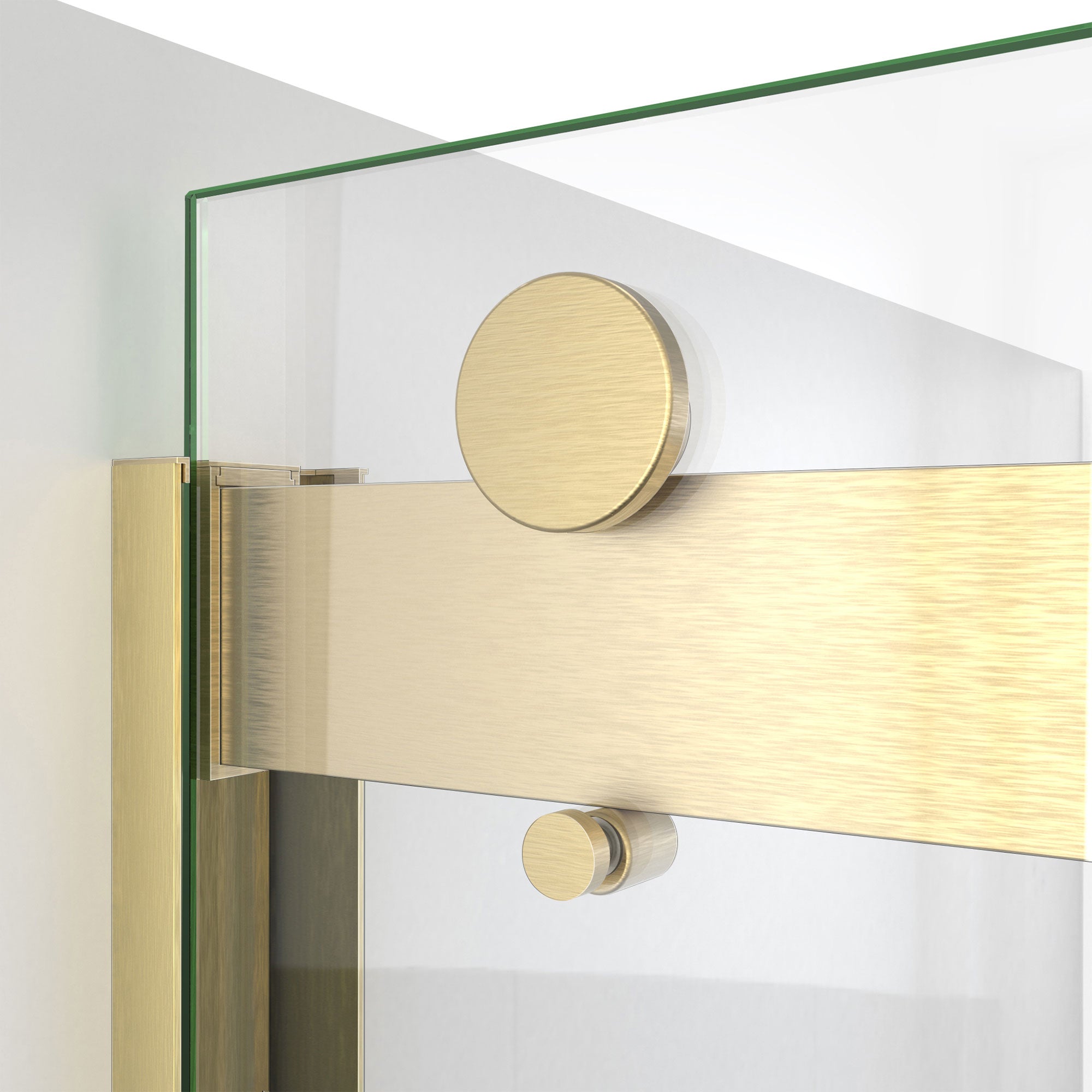 DreamLine, DreamLine TDVH60W620VXX05 Sapphire-V 56 - 60" W x 62" H Bypass Tub Door in Brushed Gold and Clear Glass