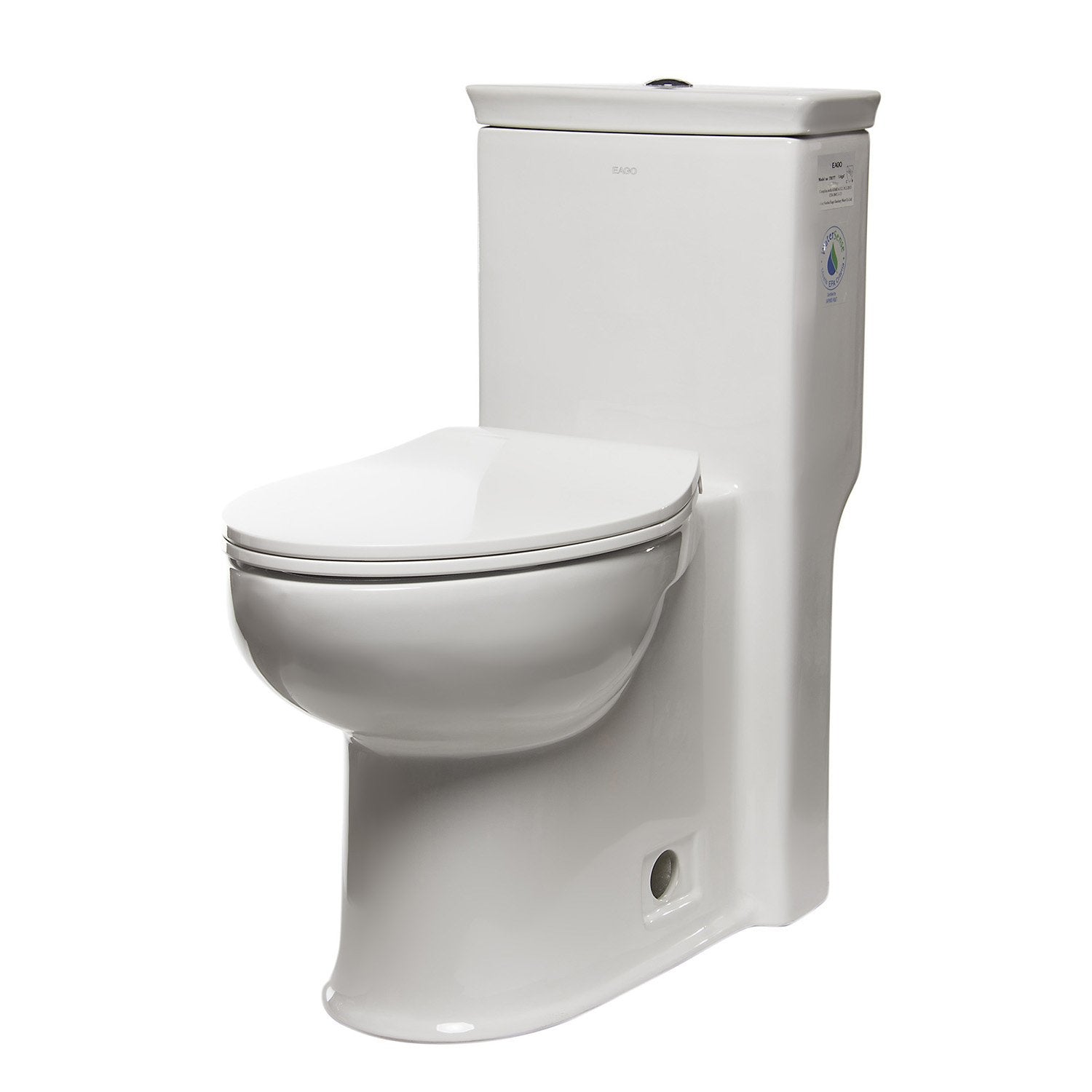 EAGO, EAGO TB377 ADA Compliant One Piece Single Flush Toilet