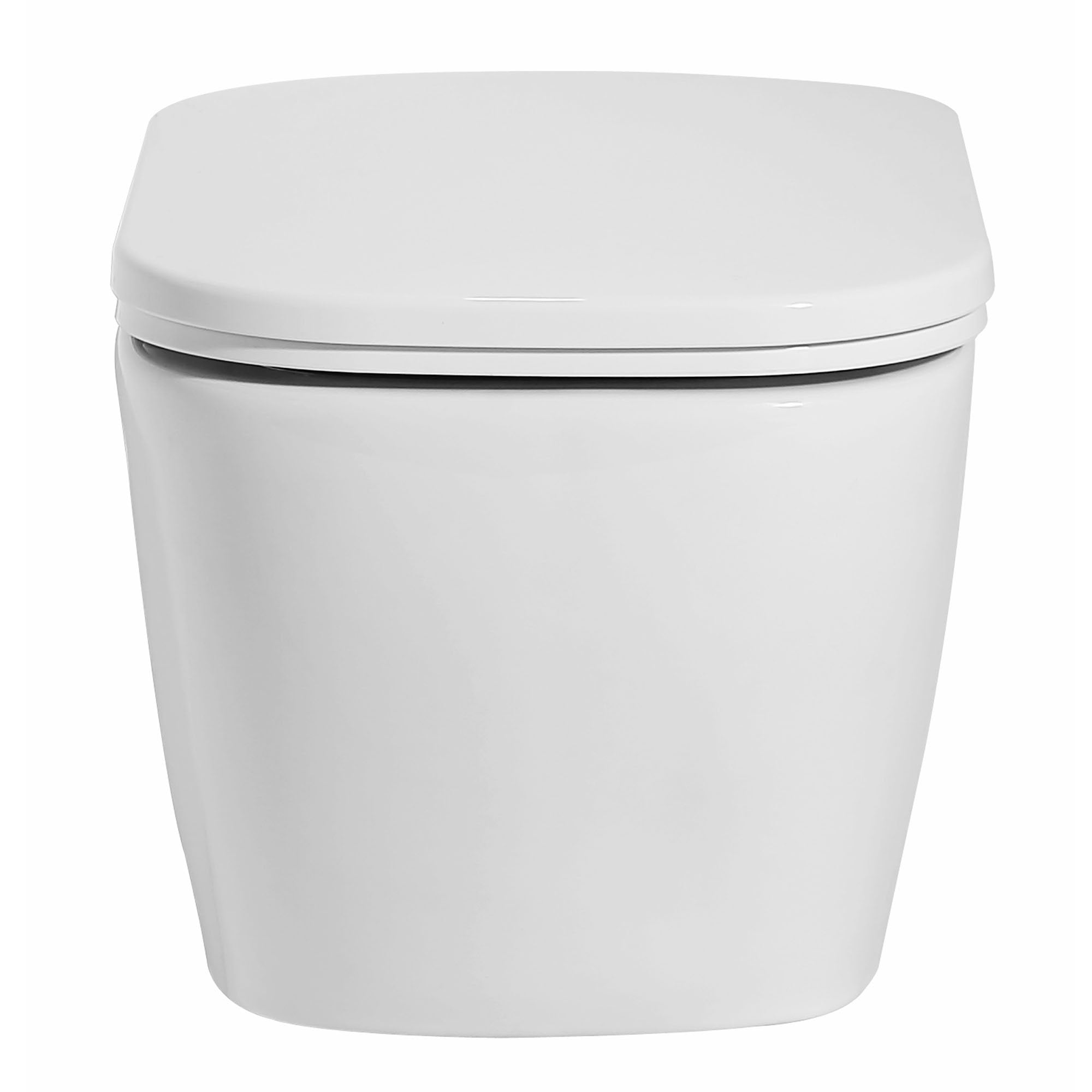 EAGO, EAGO WD390 White Modern Ceramic Wall Mounted Toilet