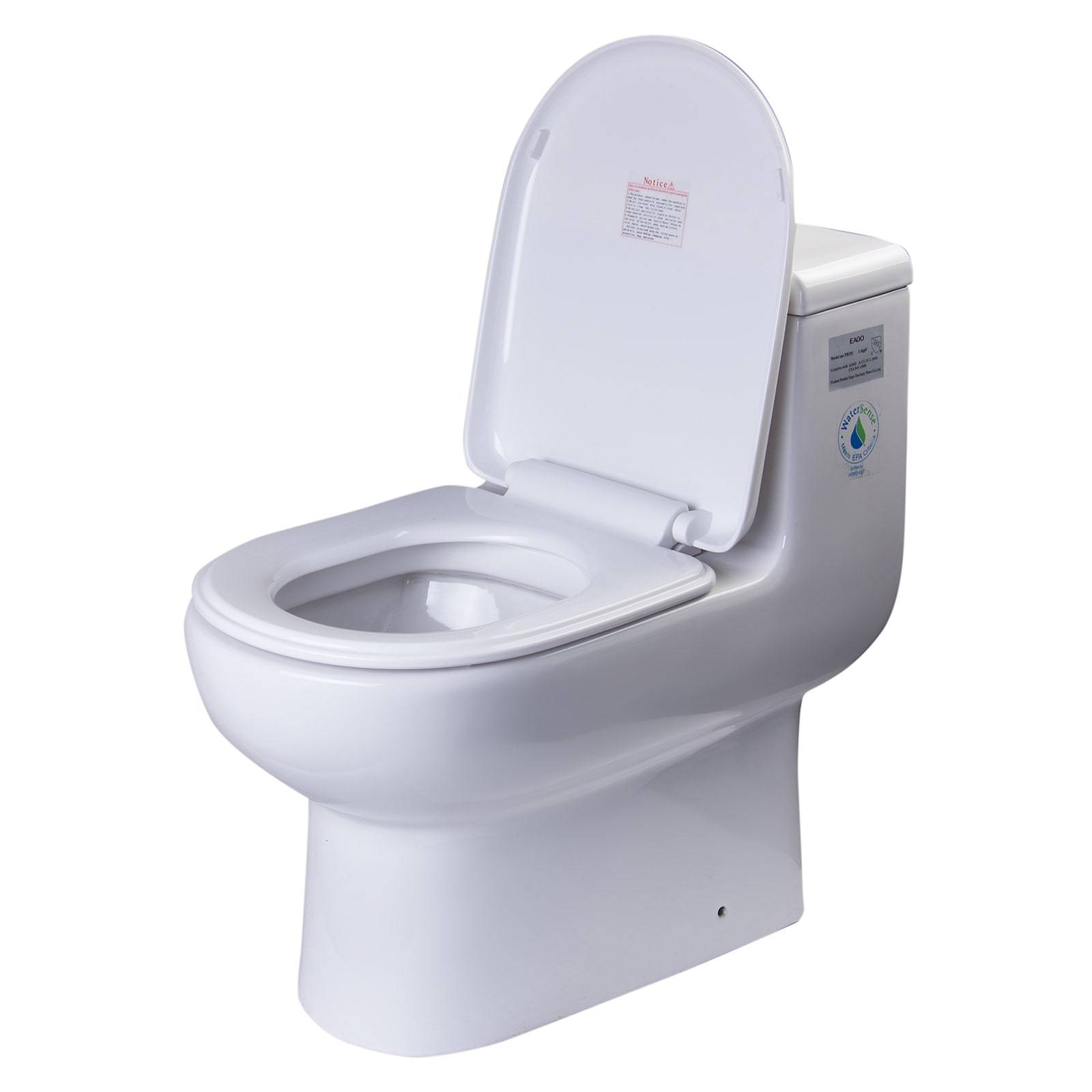 EAGO, Eago TB351 Dual Flush One Piece High Efficiency Low Flush Ceramic Toilet