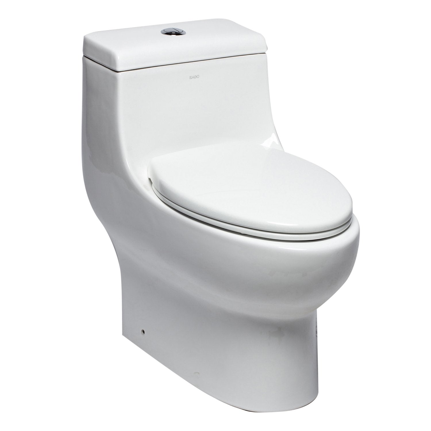 EAGO, Eago TB358 Dual Flush One Piece Elongated Ceramic Toilet