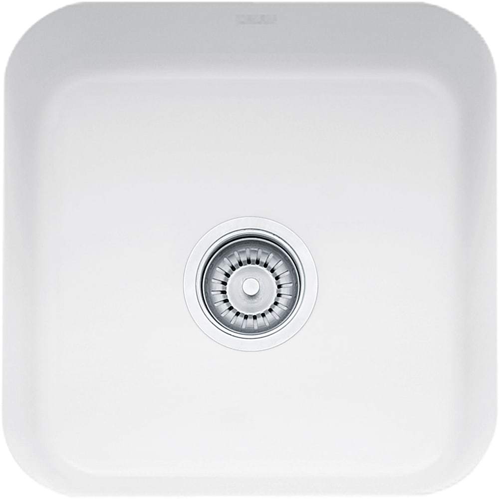 Franke, Franke CCK110-15WH Cisterna Undermount Kitchen Sink 15" White