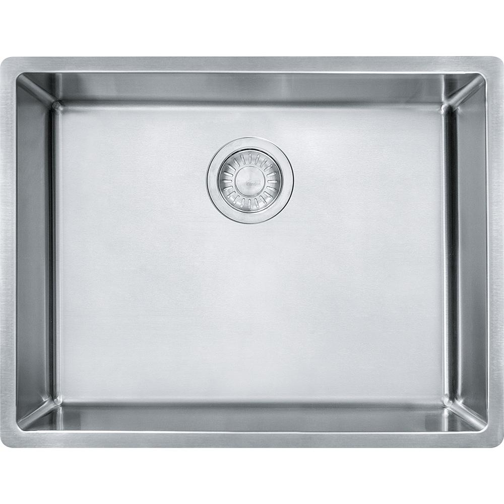 Franke, Franke CUX11021 Cube 18G Undermount Stainless Single Bowl Kitchen Sink for 27" Cabinets (min)