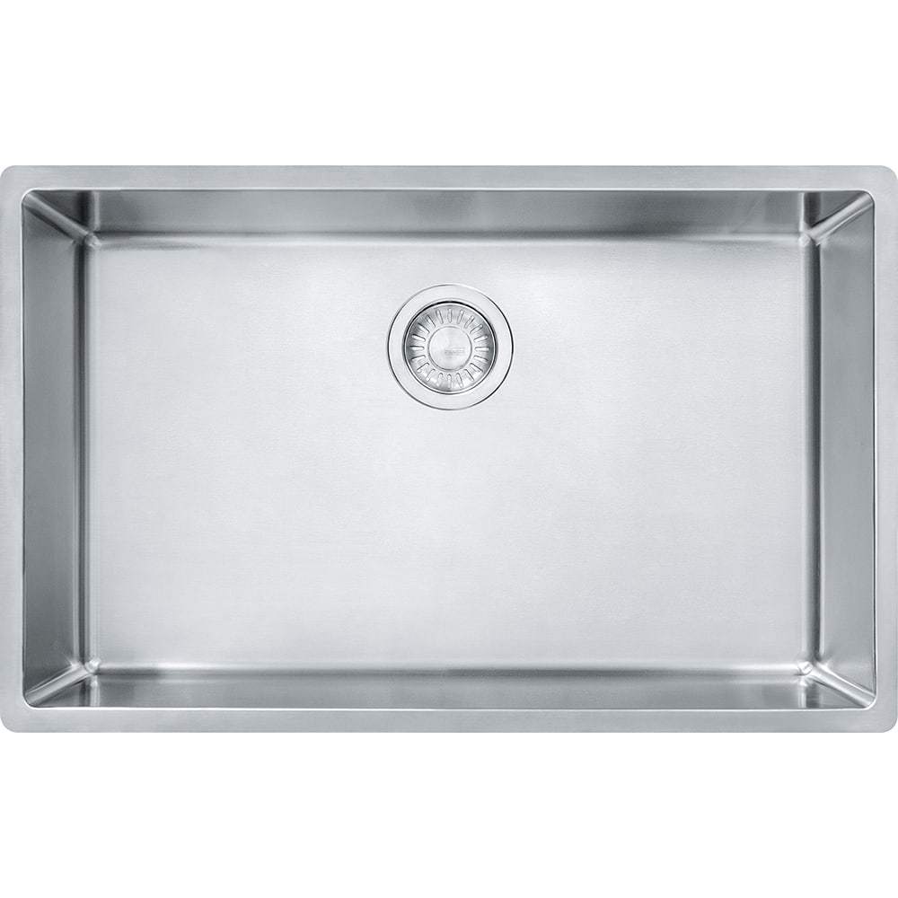 Franke, Franke CUX11027 Cube 18G Undermount Stainless Single Bowl Kitchen Sink for 33" Cabinets (minimum)