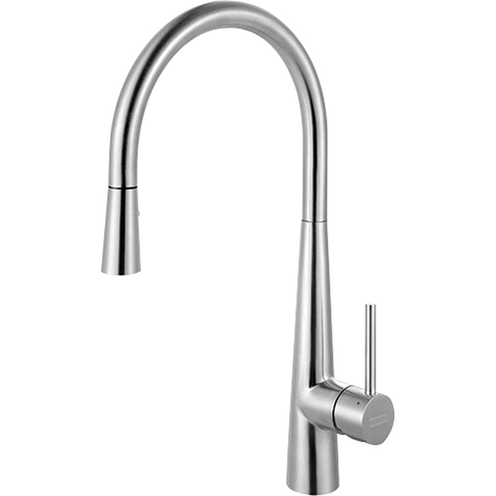 Franke, Franke FF3450 1 Hole Pull Down Stainless Steel Kitchen Faucet