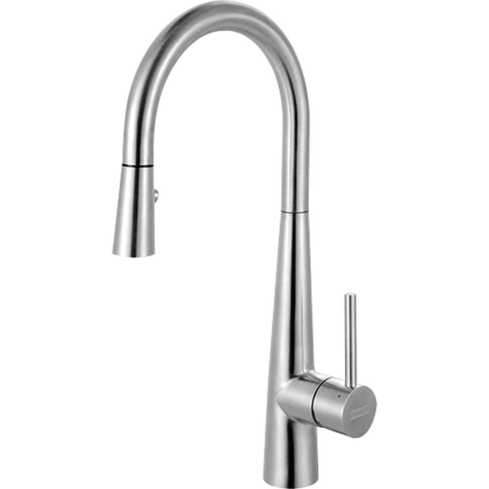 Franke, Franke FFP3450 High-Arch Gooseneck Single Lever Handle Pull-Out Spray Kitchen Prep Faucet