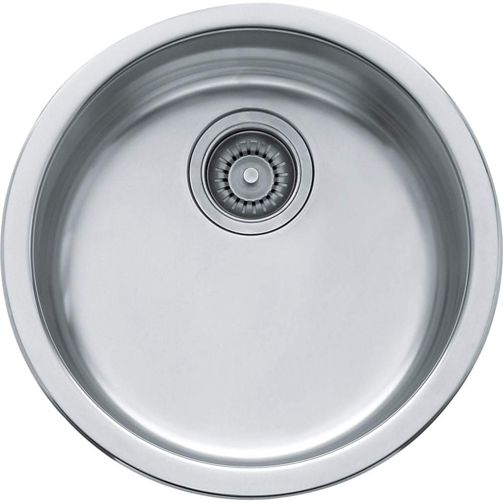 Franke, Franke RBX-110 Rotondo Single Bowl Undermount Or Topmount Sink Stainless Steel