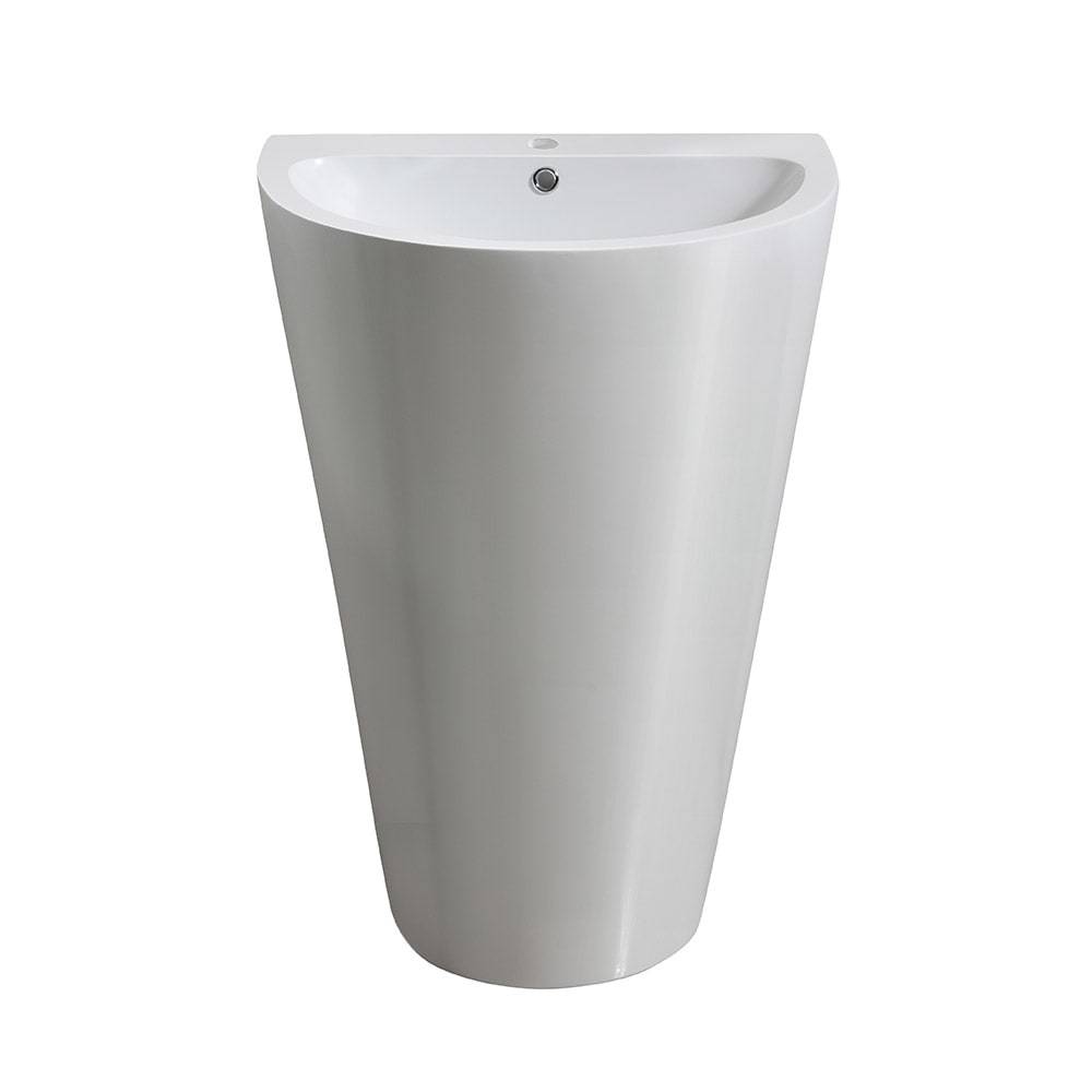 Fresca, Fresca FCB5023WH Parma 24" White Pedestal Sink