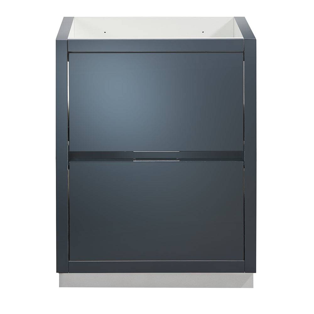 Fresca, Fresca FCB8424GG Valencia 24" Dark Slate Gray Free Standing Modern Bathroom Cabinet