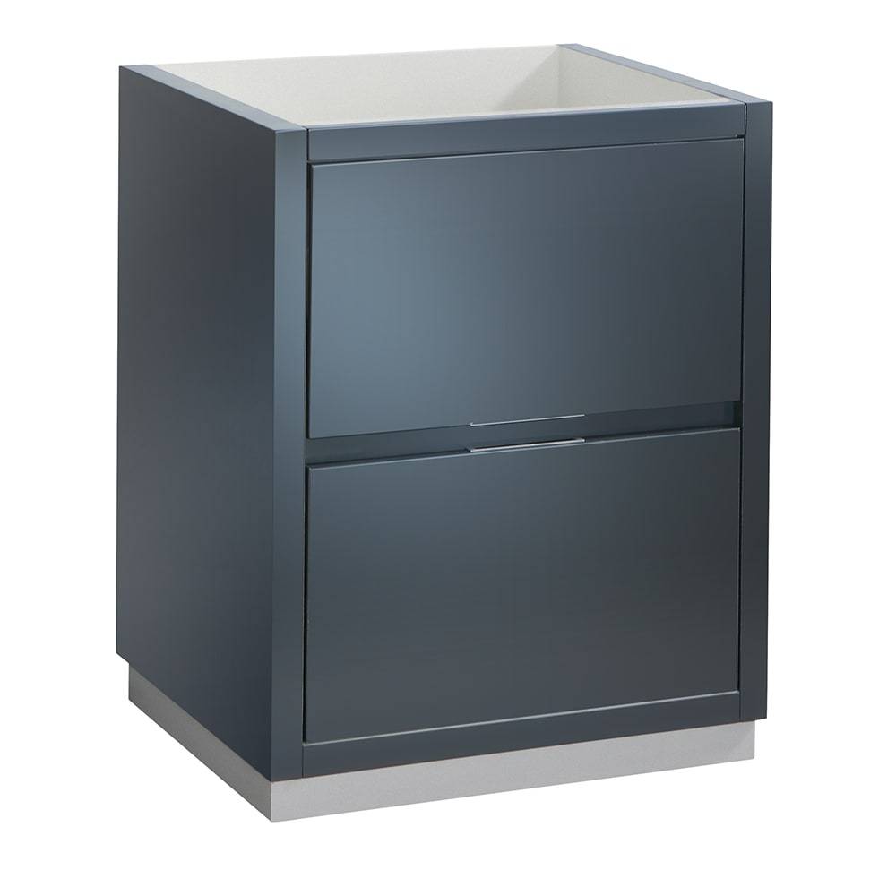 Fresca, Fresca FCB8424GG Valencia 24" Dark Slate Gray Free Standing Modern Bathroom Cabinet