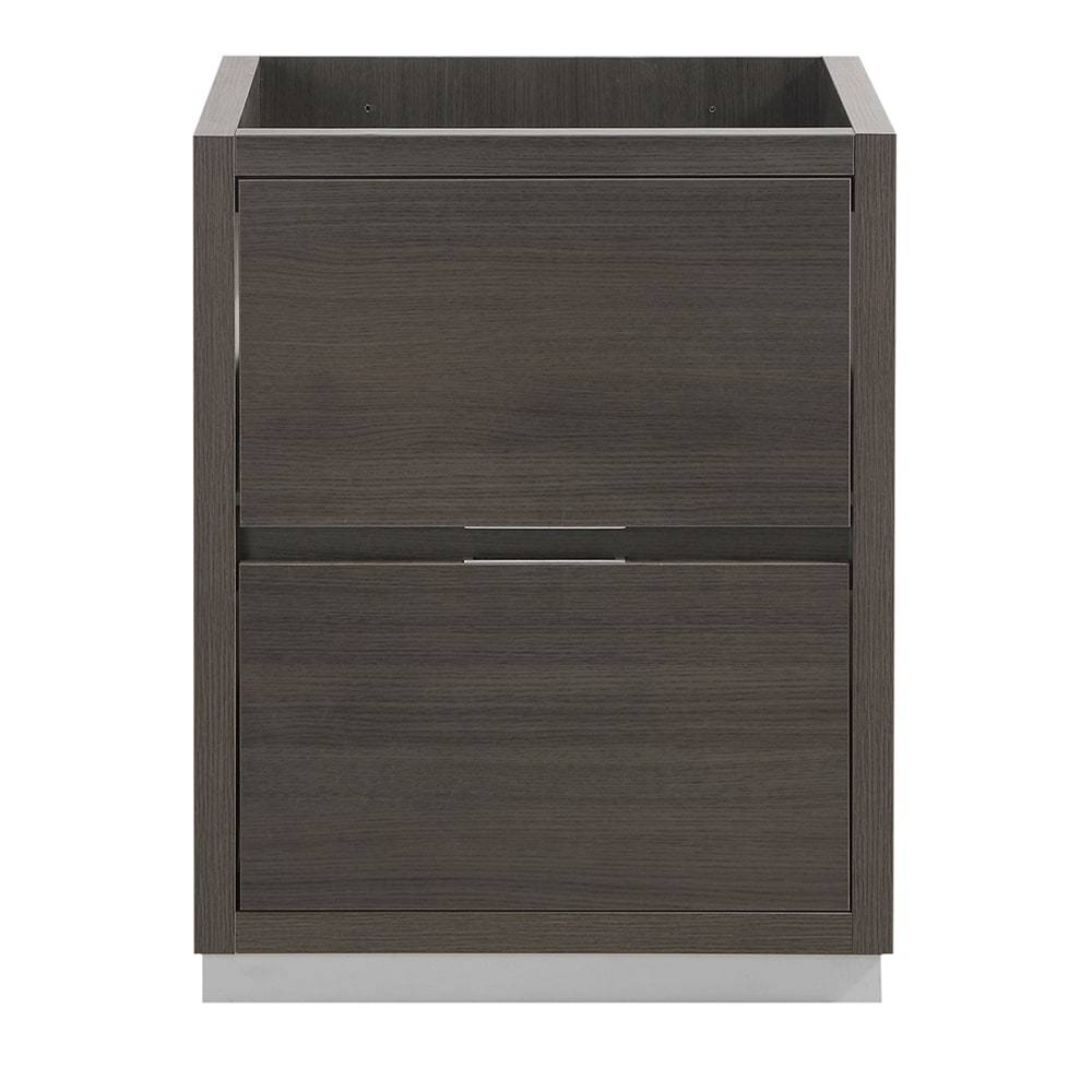 Fresca, Fresca FCB8424GO Valencia 24" Gray Oak Free Standing Modern Bathroom Cabinet