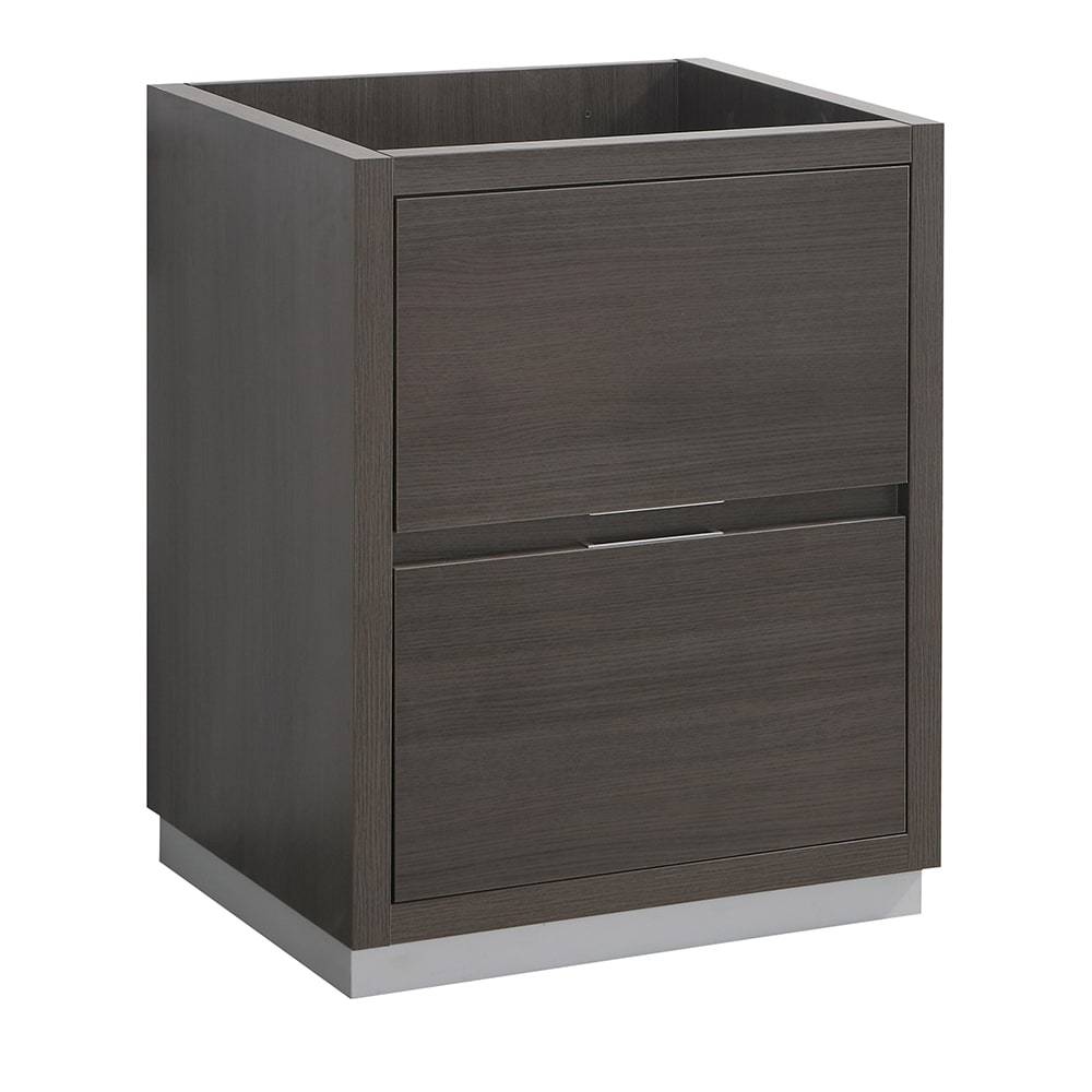 Fresca, Fresca FCB8424GO Valencia 24" Gray Oak Free Standing Modern Bathroom Cabinet