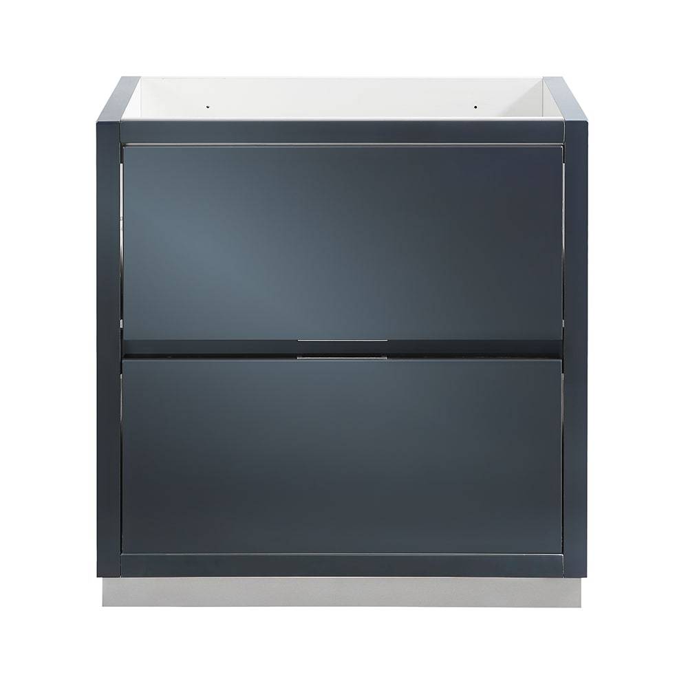 Fresca, Fresca FCB8430GG Valencia 30" Dark Slate Gray Free Standing Modern Bathroom Cabinet