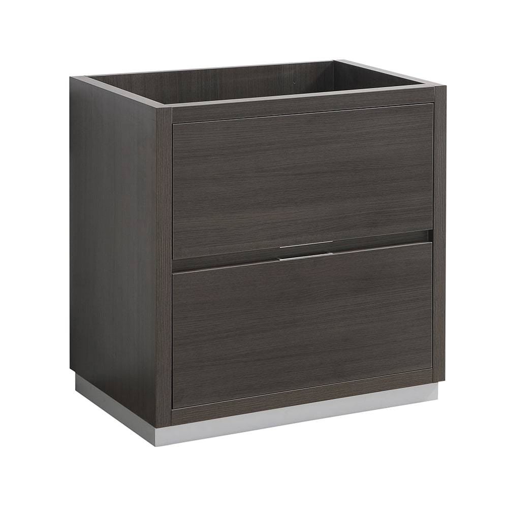 Fresca, Fresca FCB8430GO Valencia 30" Gray Oak Free Standing Modern Bathroom Cabinet