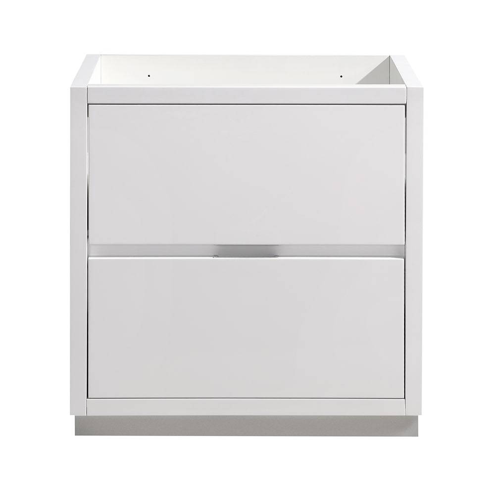 Fresca, Fresca FCB8430WH Valencia 30" Glossy White Free Standing Modern Bathroom Cabinet