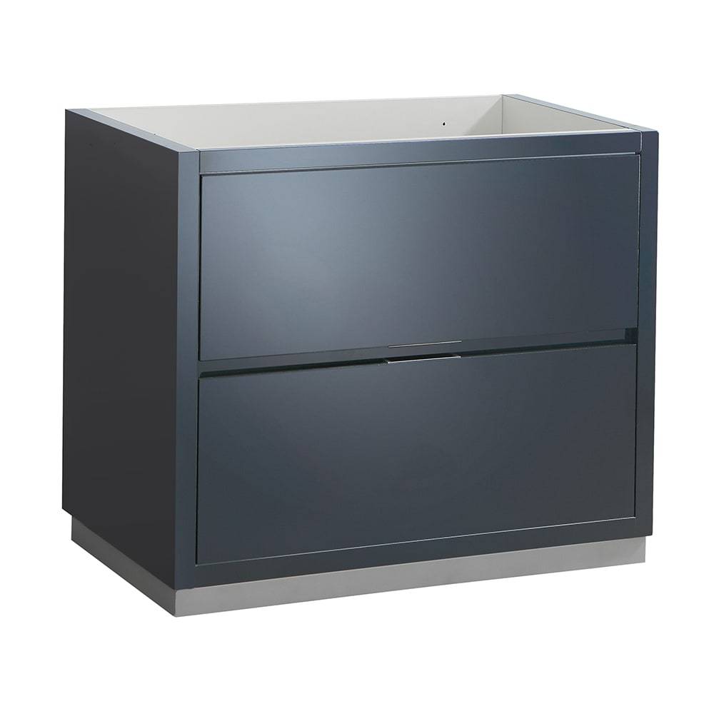 Fresca, Fresca FCB8436GG Valencia 36" Dark Slate Gray Free Standing Modern Bathroom Cabinet