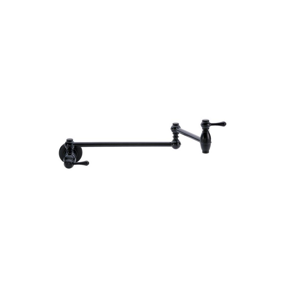 Danze, Gerber Danze D205057BS Opulence 1H Wall Mount Pot Filler 2.2gpm Satin Black