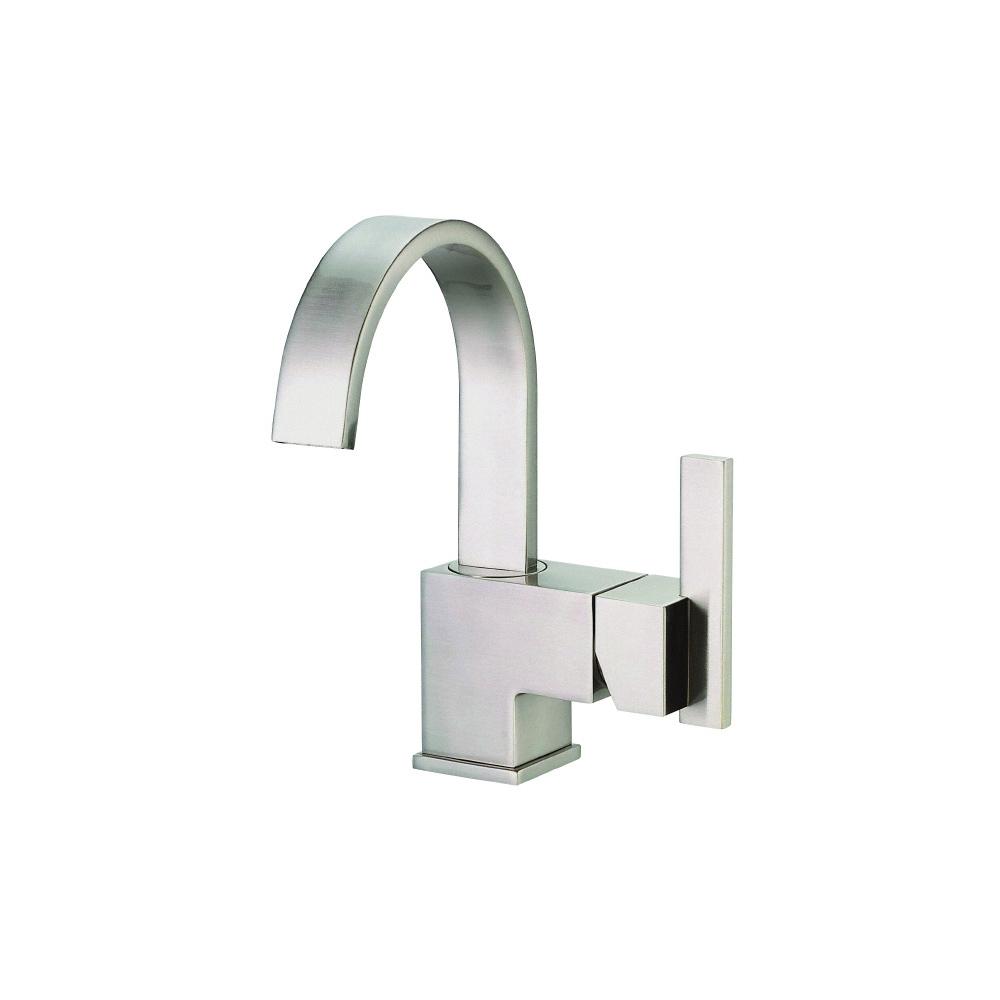 Danze, Gerber Danze D221144 Sirius 1H Bathroom Faucet Single Hole Mount with Metal Touch Down Drain 1.2gpm Chrome