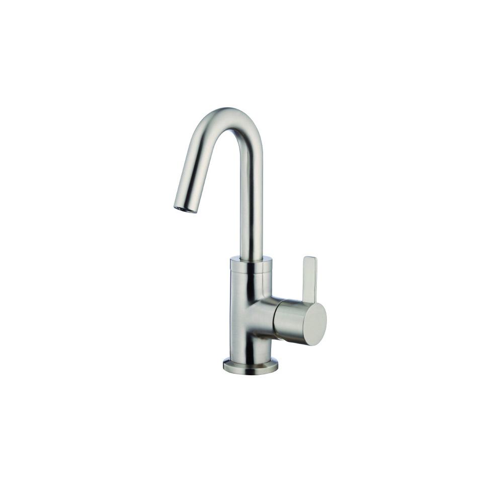 Danze, Gerber Danze D222530 Amalfi 1H Bathroom Faucet Single Hole Mount with 50/50 Touch Down Drain and Optional Deck Plate Included 1.2gpm Chrome