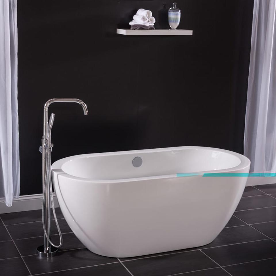 Miseno, Miseno MNO6030FSO 60" x 30" Oval Freestanding Acrylic Bathtub