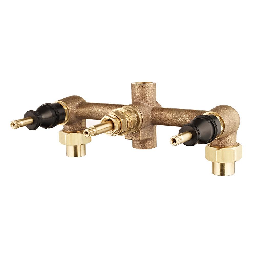 Pfister, Pfister 001-31XA 3-Handle Tub & Shower Rough-In Valve