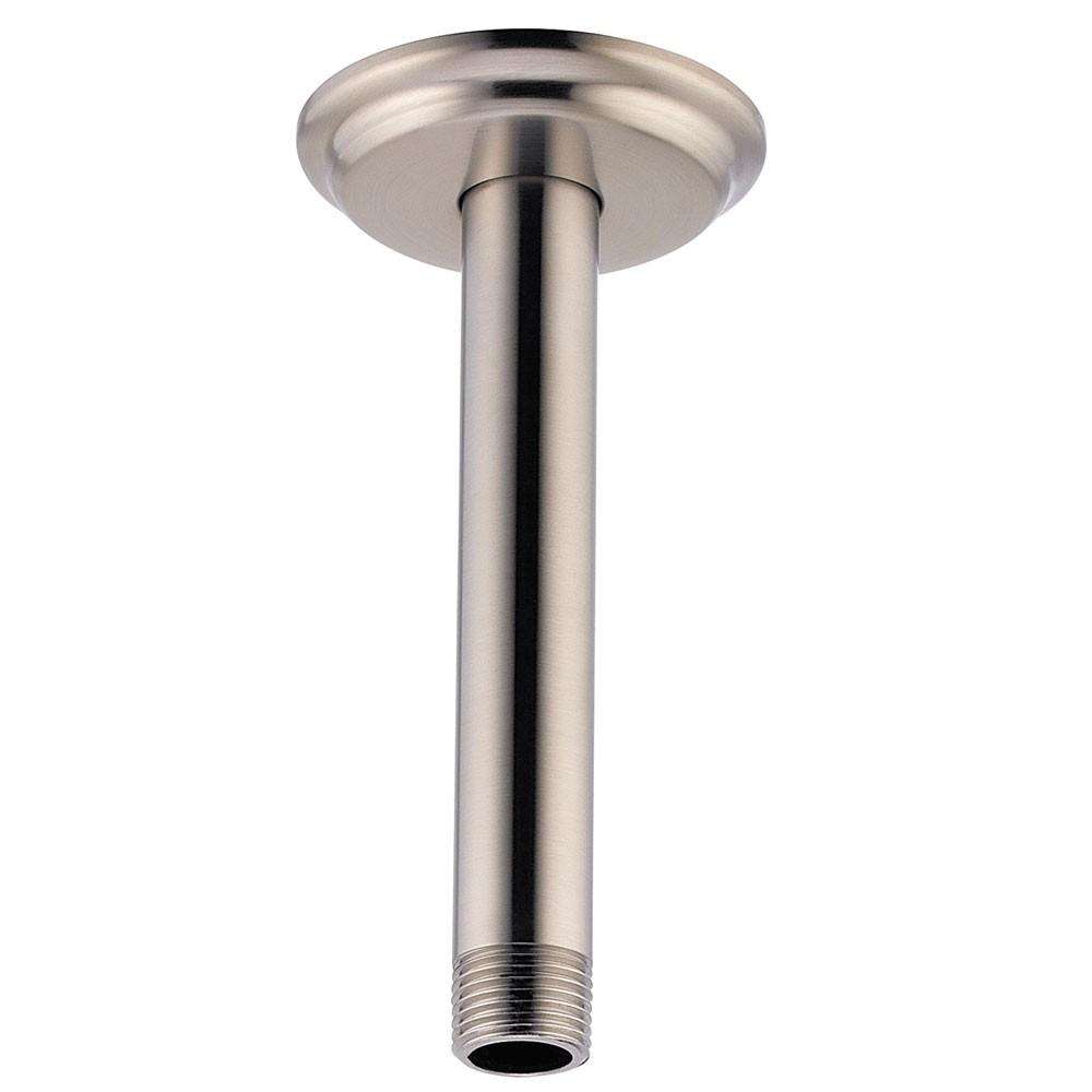 Pfister, Pfister 015-06CK 6" Ceiling Mount Shower Arm & Flange in Brushed Nickel