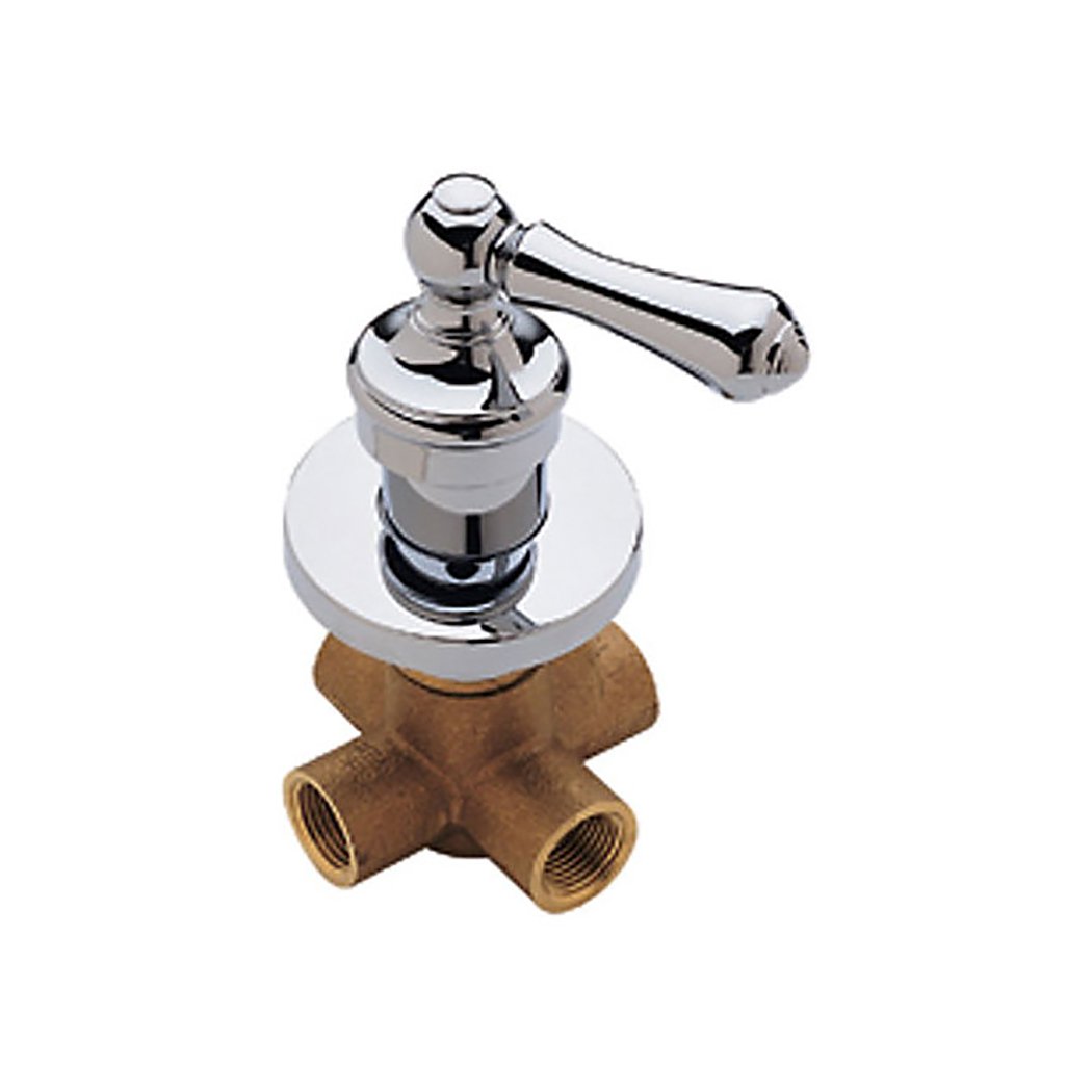 Pfister, Pfister 015-38BC 4-Port 2-Way Diverter Valve in Polished Chrome