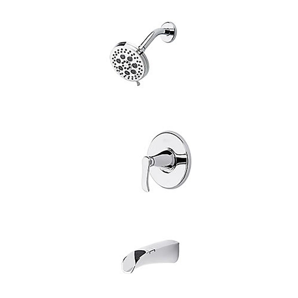 Pfister, Pfister 8P8-WS2-JDSC Jaida Tub & Shower Faucet, Restore Tech, Polished Chrome