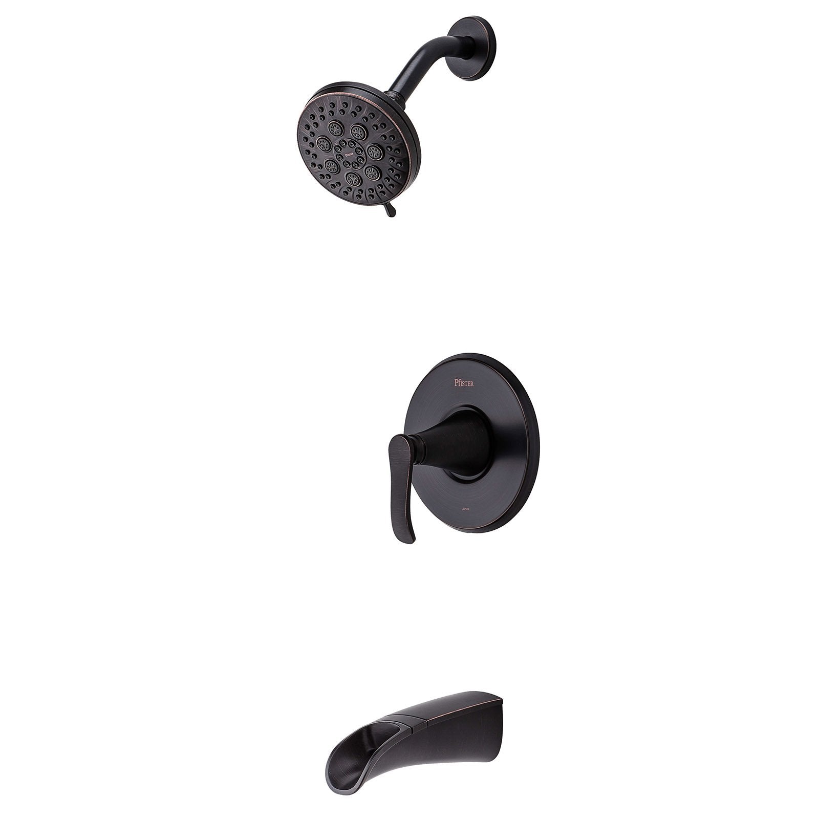 Pfister, Pfister 8P8-WS2-JDSY Jaida Tub & Shower Faucet, Restore Tech, Tuscan Bronze