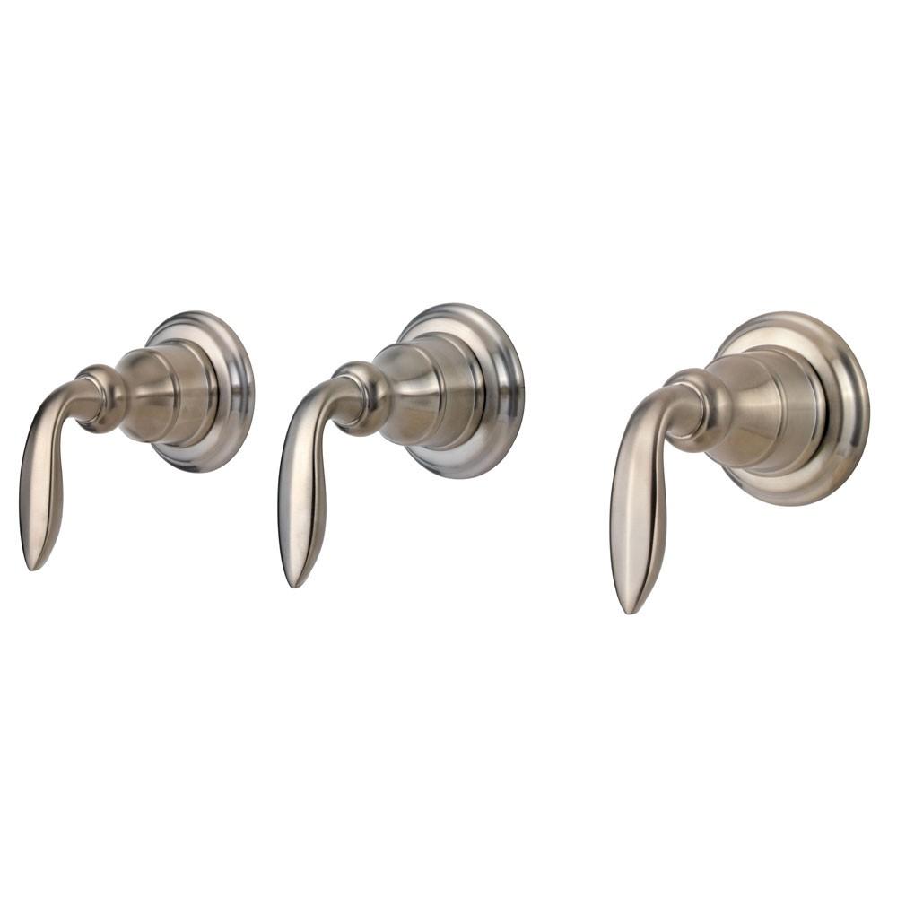 Pfister, Pfister S10-430K Avalon Tub & Shower Faucet, Metal Lever Handles, Brushed Nickel