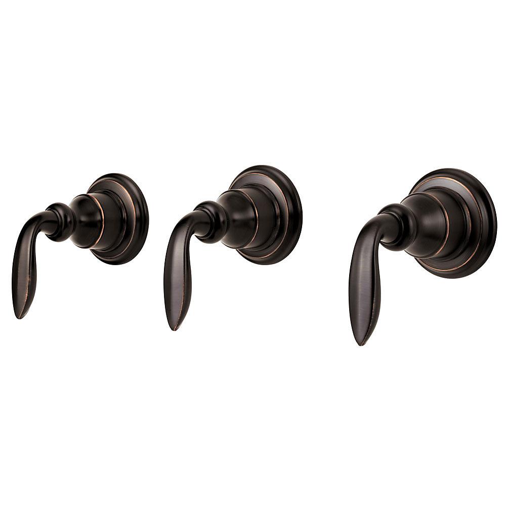 Pfister, Pfister S10-430Y Avalon Tub & Shower Trim, Metal Lever Handles, Tuscan Bronze