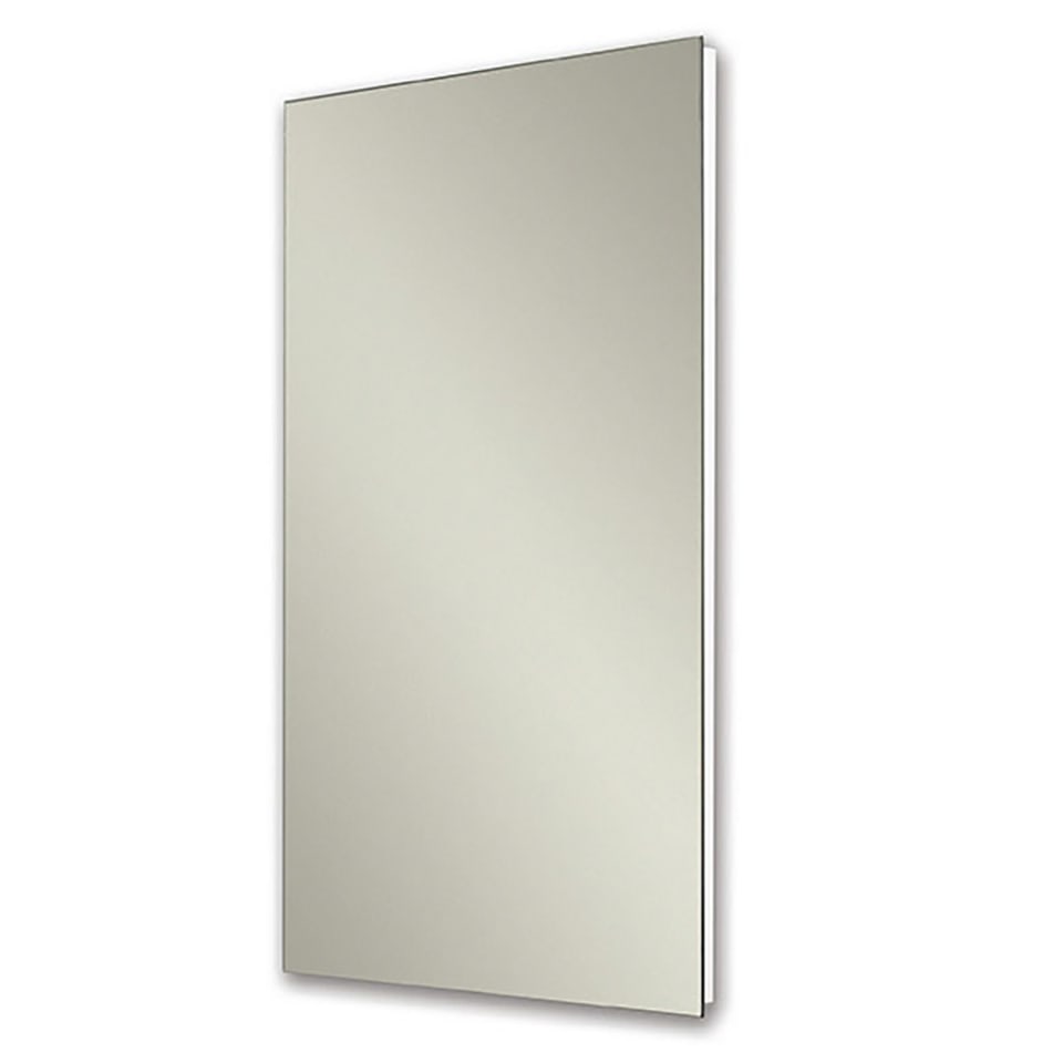 Jensen, Rangaire Jensen 1035P24WHG Recess Mount 16x26" Reversible Bathroom Medicine Cabinet with Mirror and 3 Adjustable Shelves