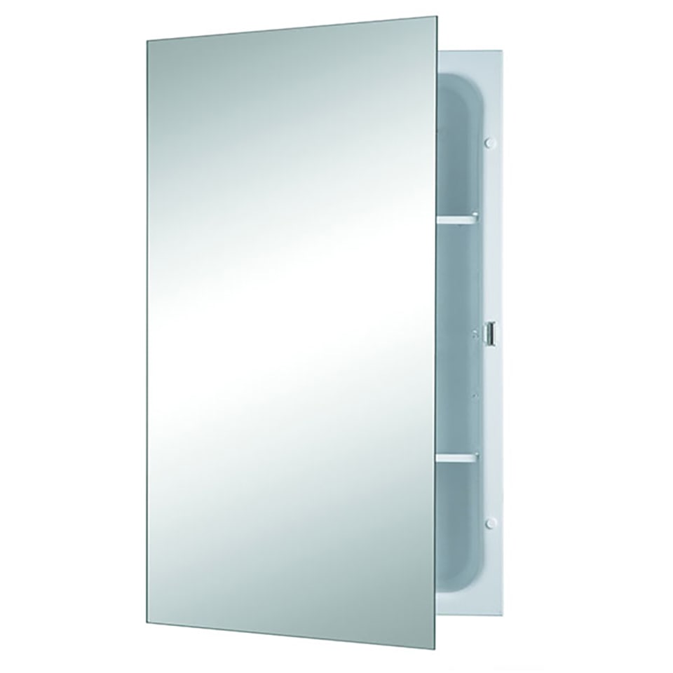 Jensen, Rangaire Jensen 1438 16" x 26" Recessed Reversible Mirrored Medicine Cabinet with 2 Adjustable Shelves