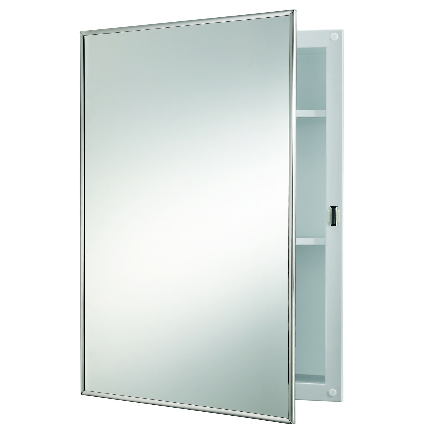 Jensen, Rangaire Jensen 407ADJ 16" x 22" Recessed Reversible Mirrored Medicine Cabinet with 2 Shelves