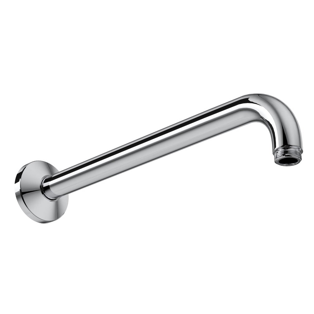 Rohl, Rohl 1120/12APC 12" Wall Mount Shower Arm in Polished Chrome with Escutcheon