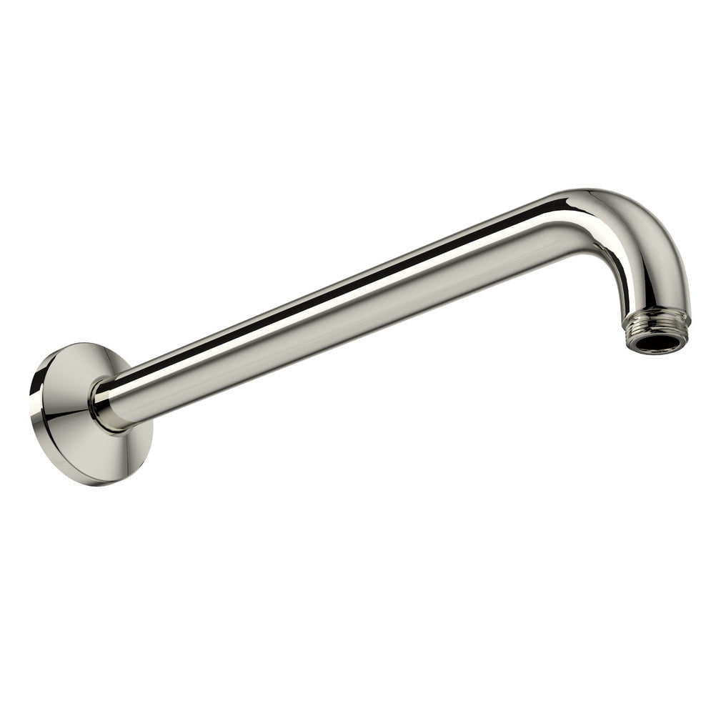 Rohl, Rohl 1120/12PN 12" Wall Mount Shower Arm in Polished Nickel with Escutcheon