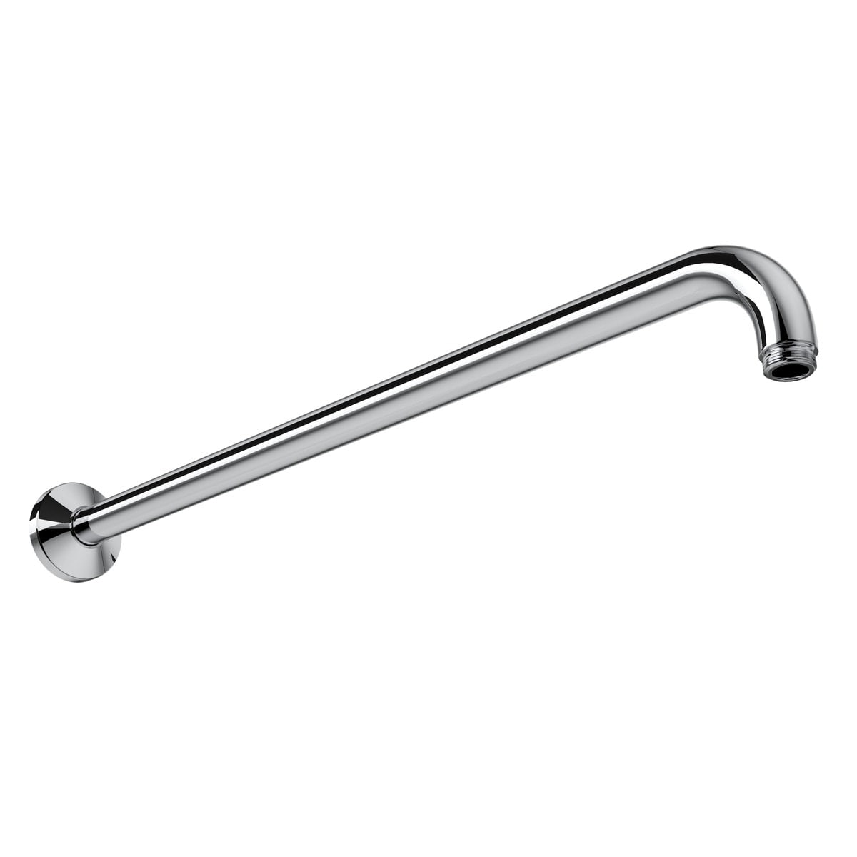 Rohl, Rohl 1120APC 20" Reach Wall Mount Shower Arm in Polished Chrome with Escutcheon