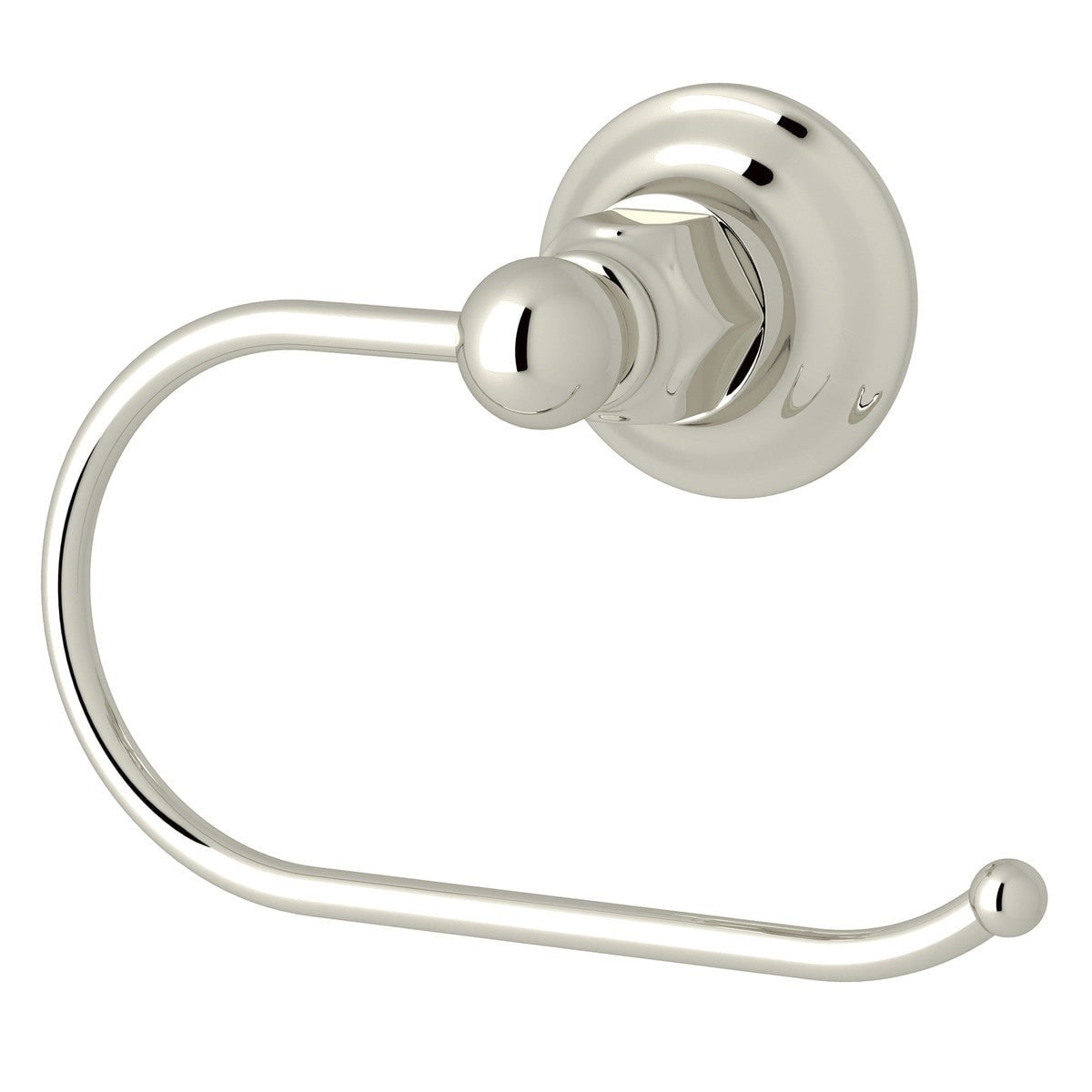 Rohl, Rohl ROT8PN Traditional Wall Mount Toilet Paper Holder in Polished Nickel