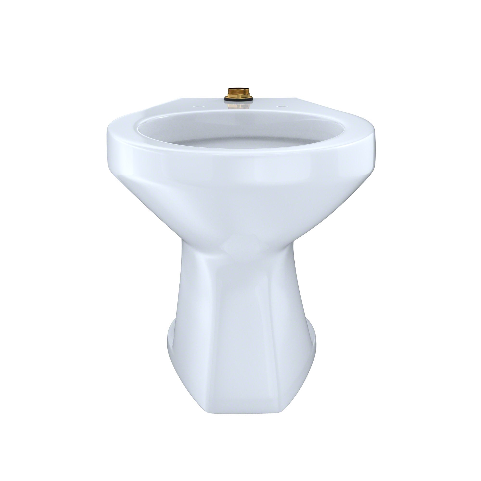 TOTO, TOTO 1.0 GPF Floor-Mounted Flushometer Toilet Bowl with Top Spud, Cotton White, SKU: CT705UN#01