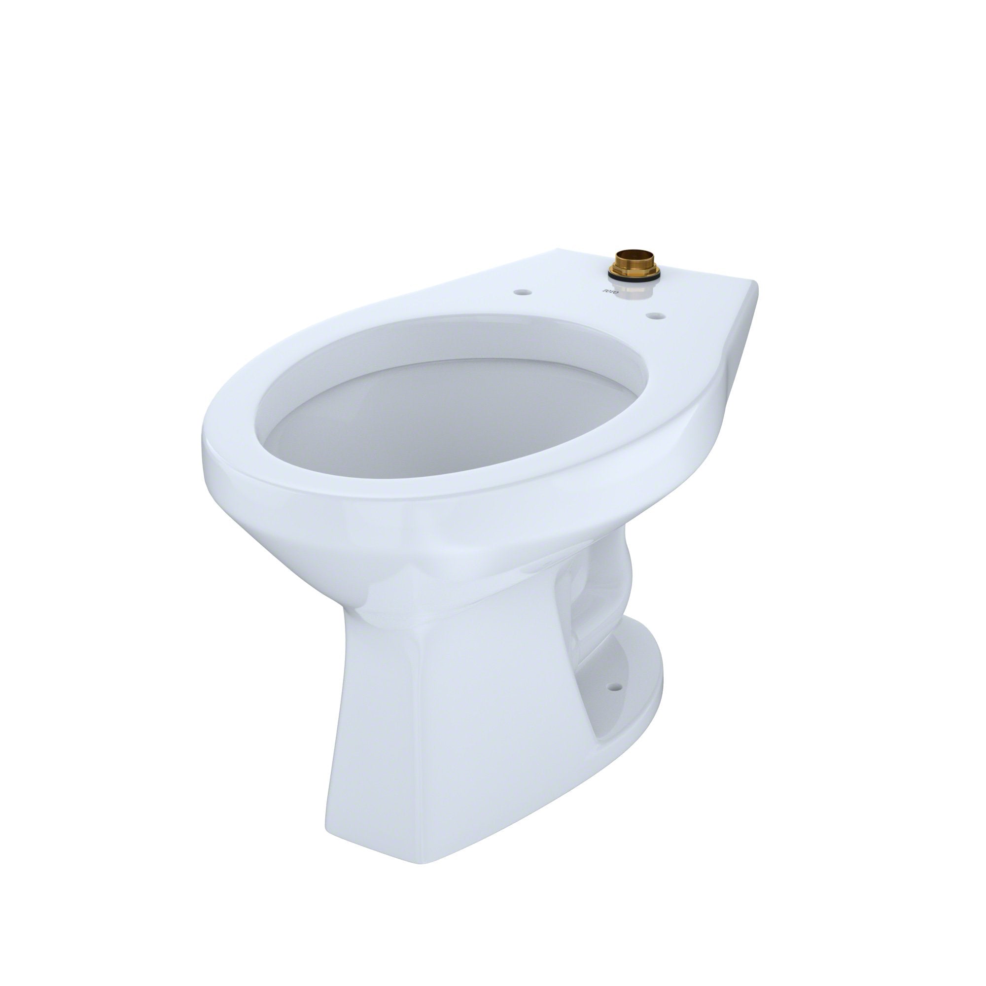 TOTO, TOTO 1.0 GPF Floor-Mounted Flushometer Toilet Bowl with Top Spud, Cotton White, SKU: CT705UN#01