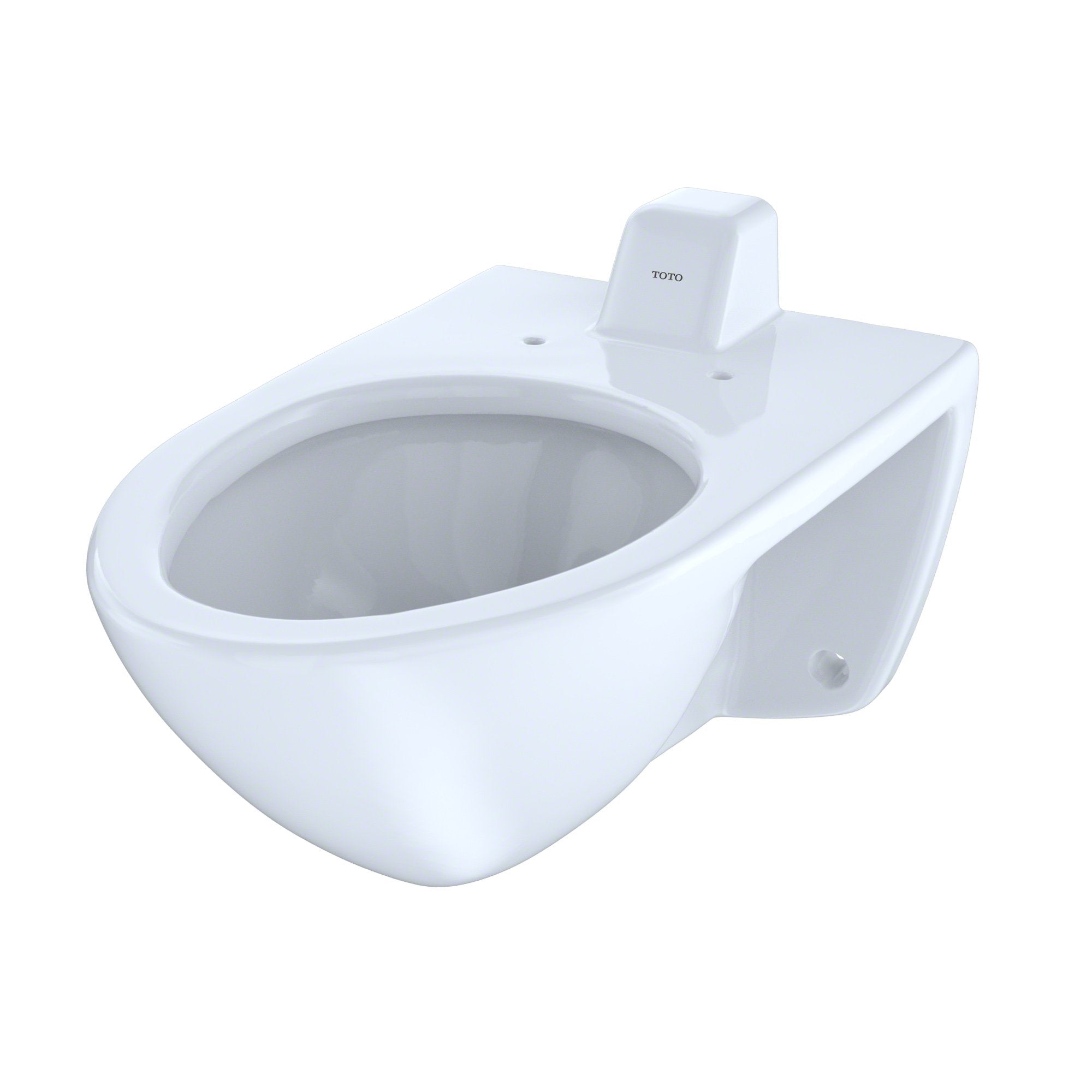 TOTO, TOTO 1.0 GPF Wall-Mounted Flushometer Toilet Bowl with Back Spud & CeFiONtect, SKU: CT708UVG#01