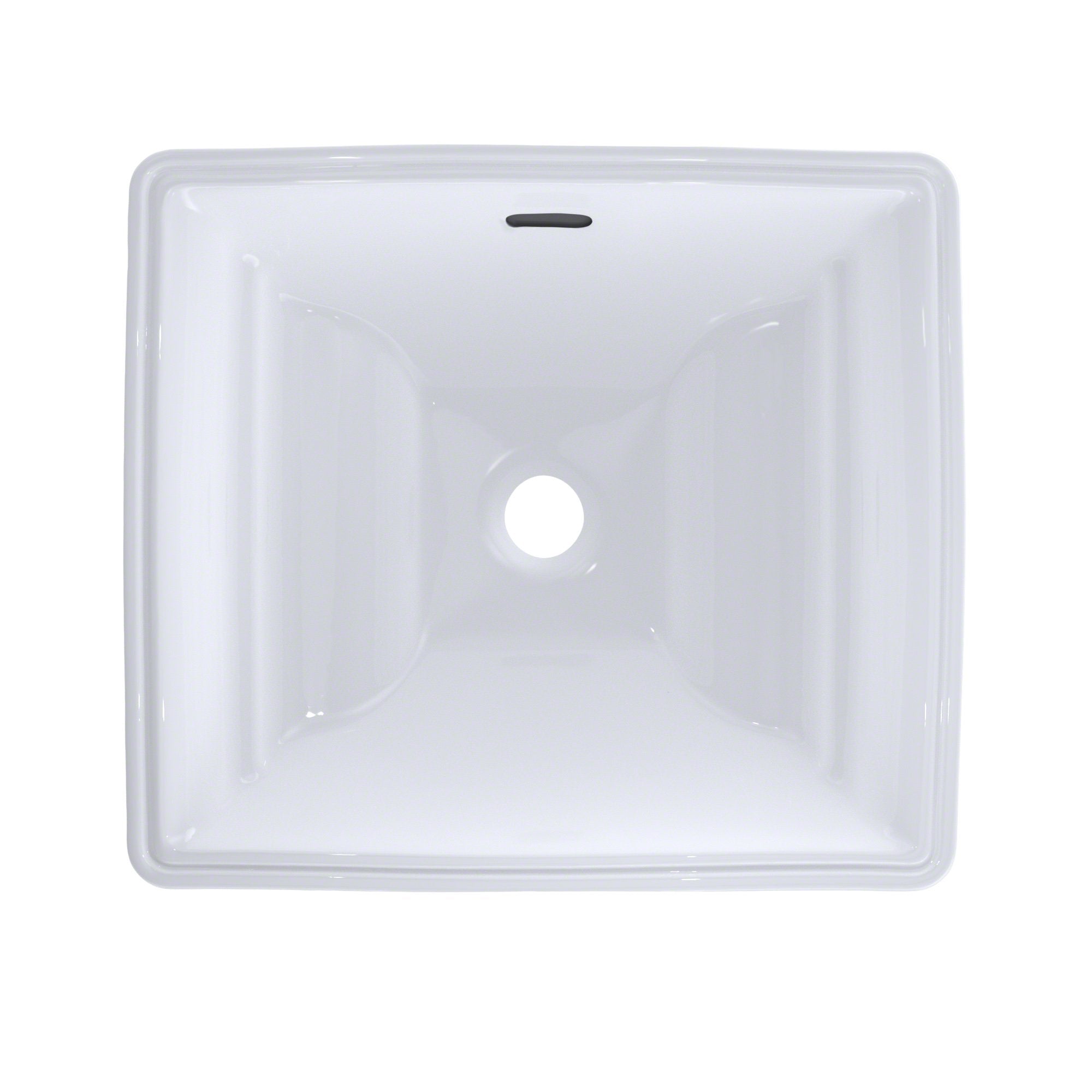 TOTO, TOTO Aimes Rectangular Undermount Bathroom Sink with CeFiONtect, Cotton White, SKU: LT626G#01