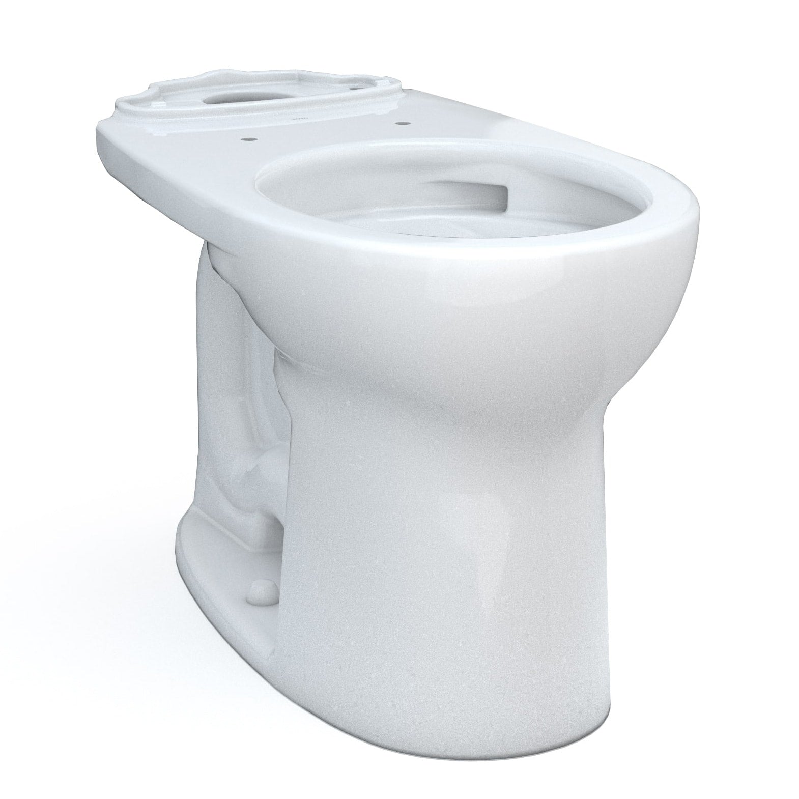 TOTO, TOTO C775CEFG#01 Drake Round Tornado Flush Toilet Bowl with CEFIONTECT, Cotton White