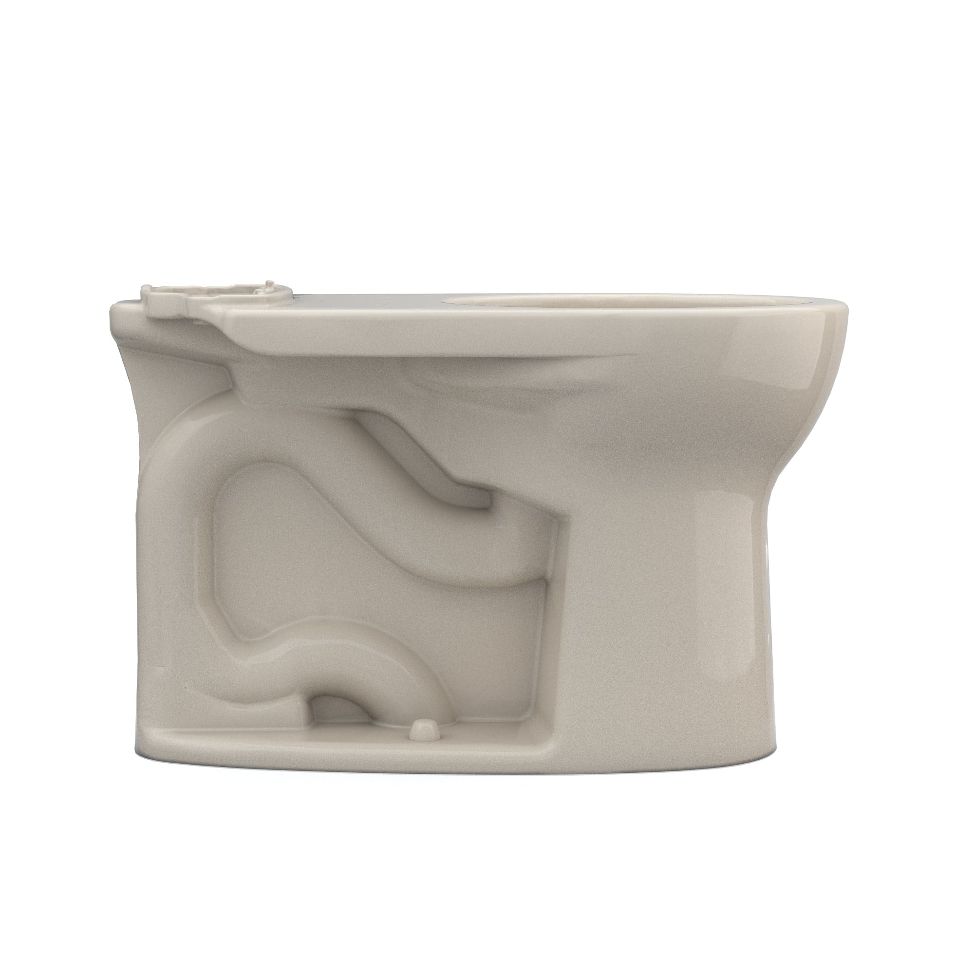 TOTO, TOTO C775CEFG#03 Drake Round Tornado Flush Toilet Bowl with CEFIONTECT, Bone Finish