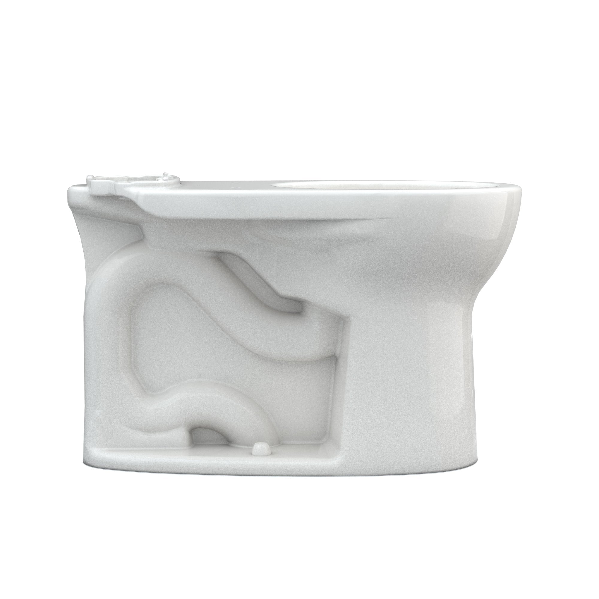 TOTO, TOTO C775CEFG#11 Drake Round Tornado Flush Toilet Bowl with CEFIONTECT, Colonial White