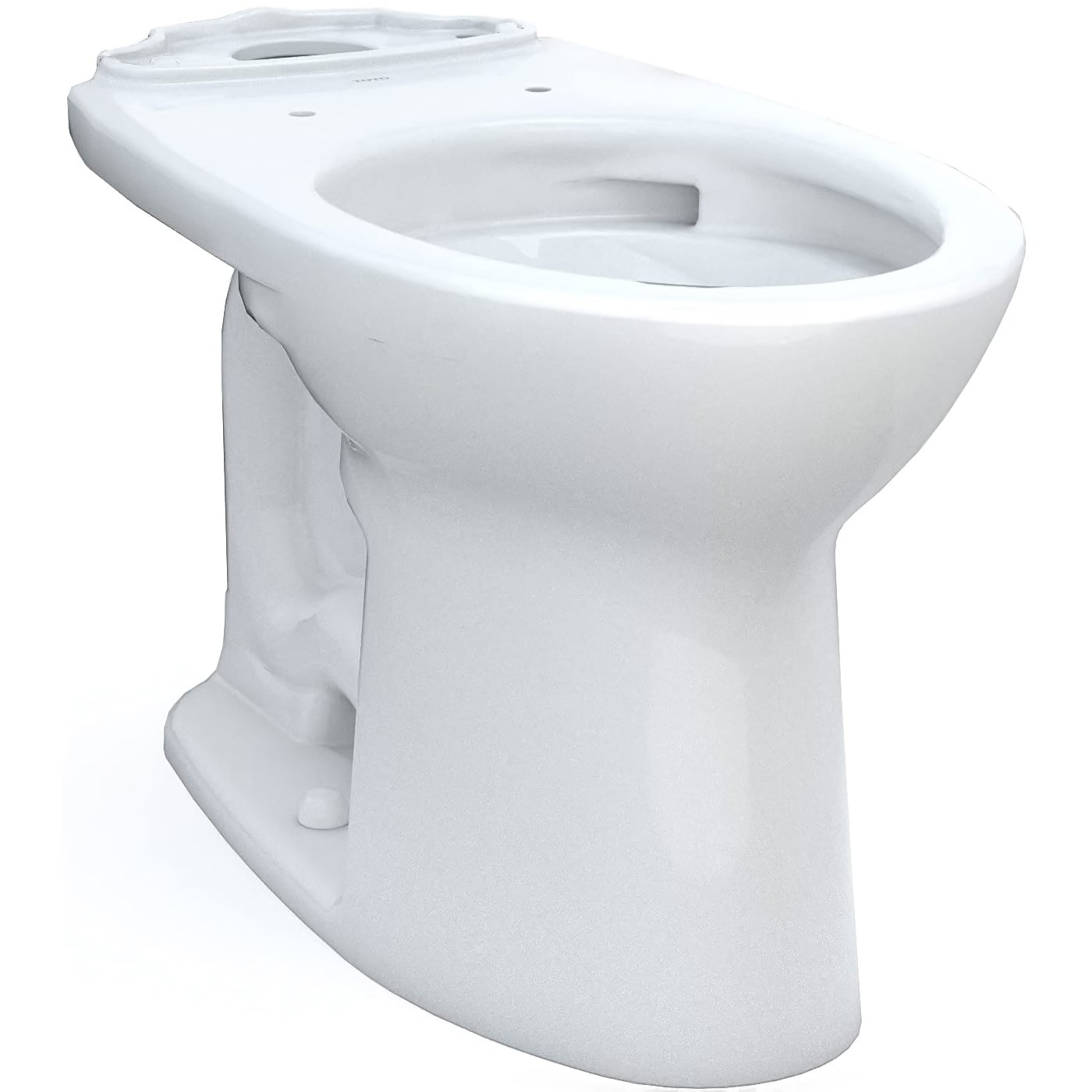 TOTO, TOTO C776CEFG#01 Drake Elongated Toilet Bowl with CEFIONTECT and Tornado Flush, Cotton White