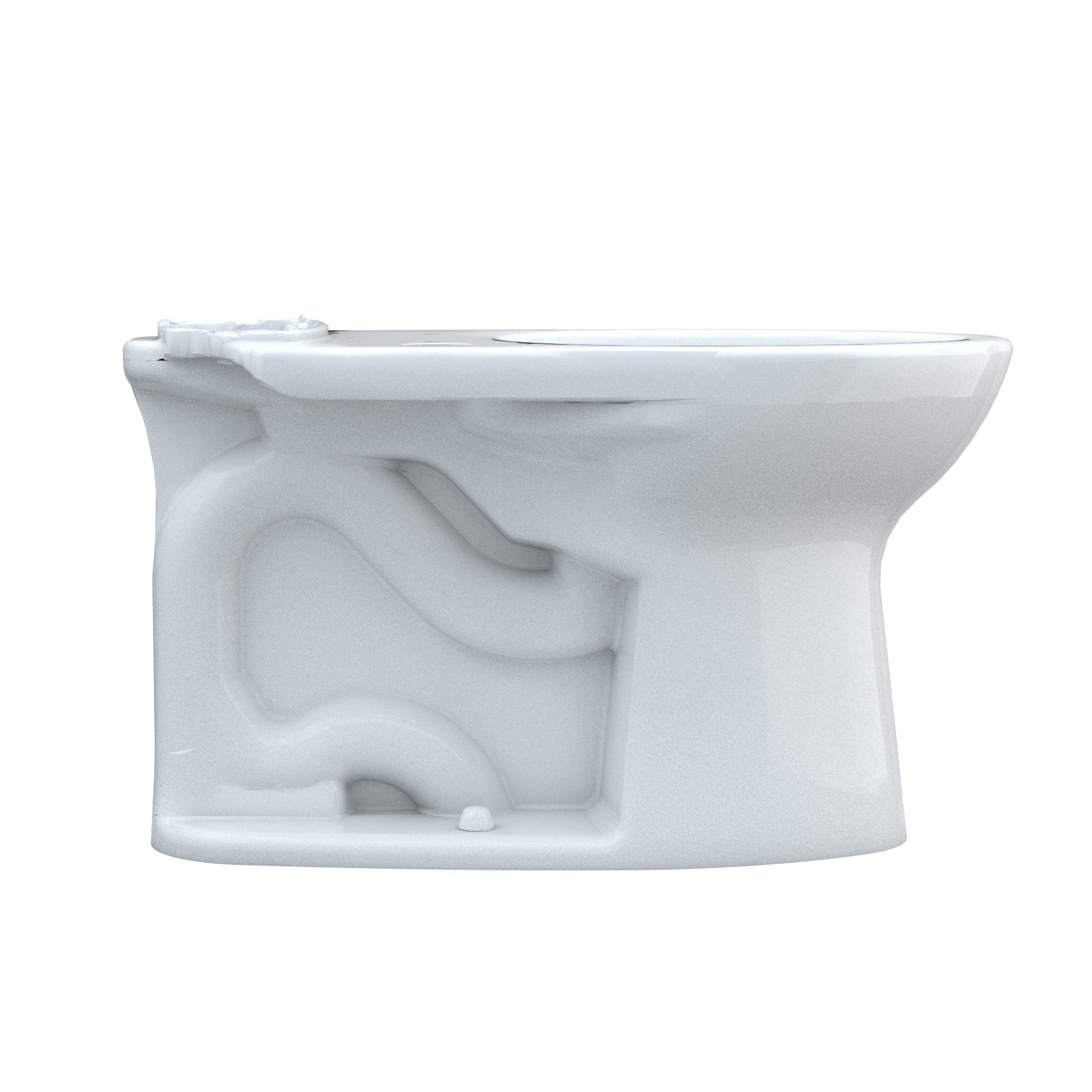 TOTO, TOTO C776CEFGT40#01 Drake Universal Height Tornado Flush Toilet Bowl with CEFIONTECT, Washlet+ Ready